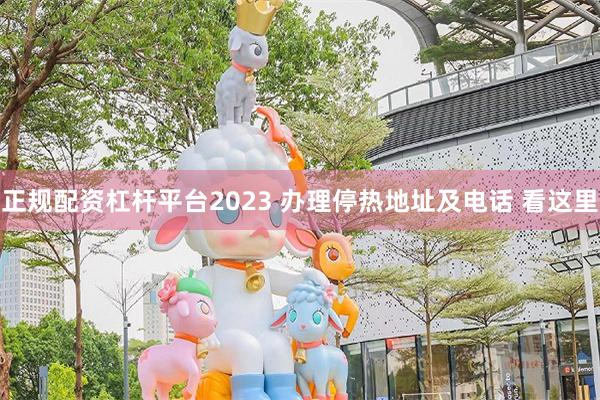 正规配资杠杆平台2023 办理停热地址及电话 看这里