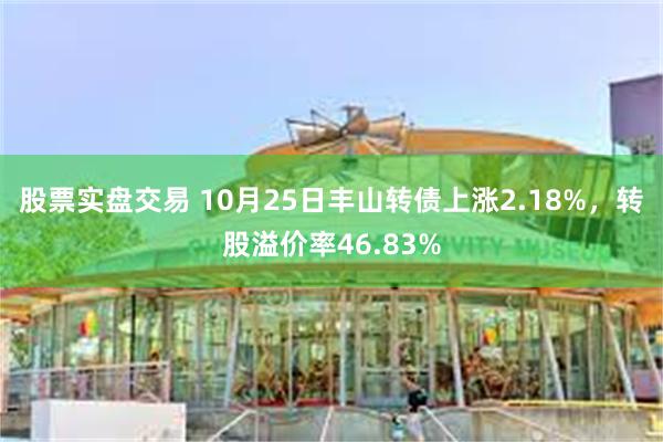 股票实盘交易 10月25日丰山转债上涨2.18%，转股溢价率46.83%