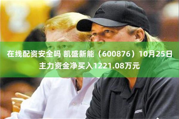 在线配资安全吗 凯盛新能（600876）10月25日主力资金净买入1221.08万元