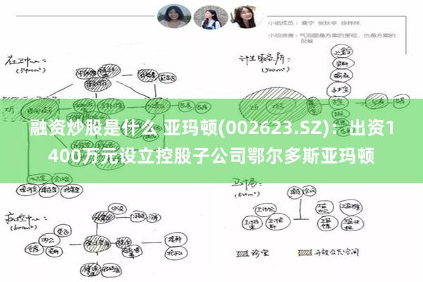 融资炒股是什么 亚玛顿(002623.SZ)：出资1400万元设立控股子公司鄂尔多斯亚玛顿